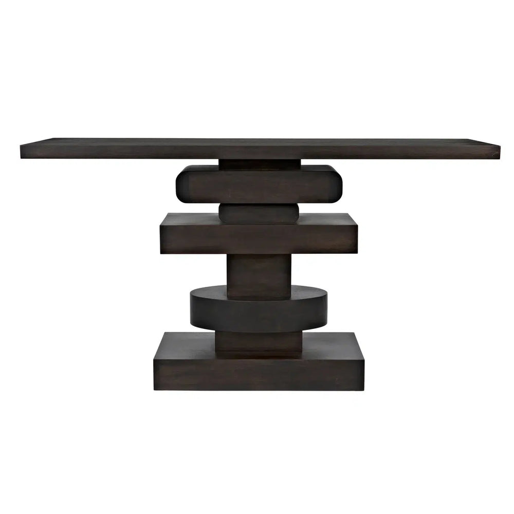 Noir Solange Console, Ebony Walnut-Noir Furniture-Blue Hand Home