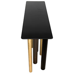 Noir Tessio Console, Steel-Noir Furniture-Blue Hand Home