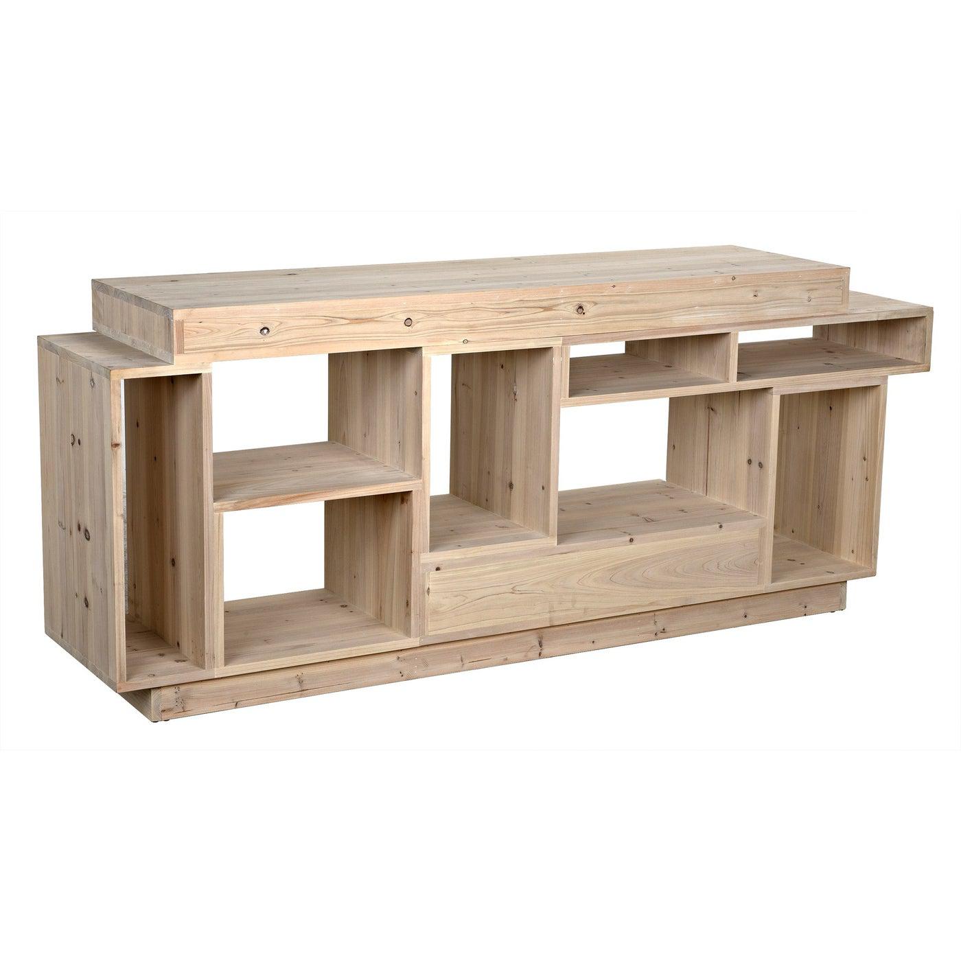 Noir Harry Sideboard, Bleached Old Wood-Noir Furniture-Blue Hand Home