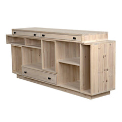 Noir Harry Sideboard, Bleached Old Wood-Noir Furniture-Blue Hand Home