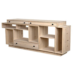 Noir Harry Sideboard, Bleached Old Wood-Noir Furniture-Blue Hand Home