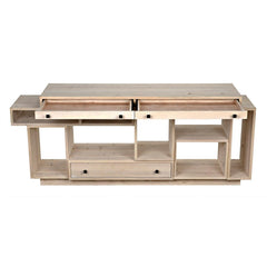 Noir Harry Sideboard, Bleached Old Wood-Noir Furniture-Blue Hand Home