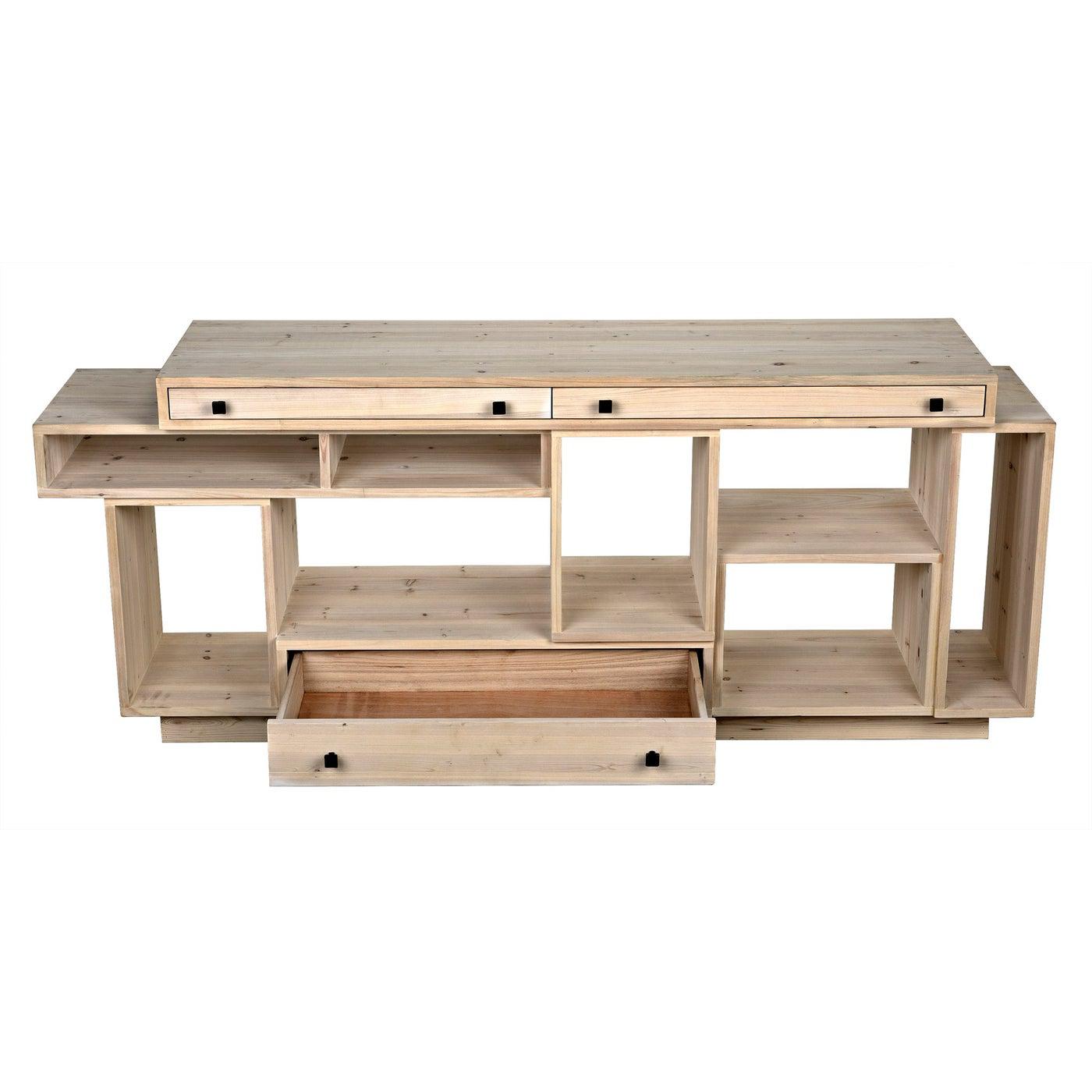 Noir Harry Sideboard, Bleached Old Wood-Noir Furniture-Blue Hand Home