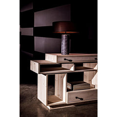 Noir Harry Sideboard, Bleached Old Wood-Noir Furniture-Blue Hand Home