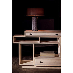 Noir Harry Sideboard, Bleached Old Wood-Noir Furniture-Blue Hand Home