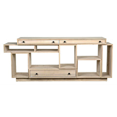 Noir Harry Sideboard, Bleached Old Wood-Noir Furniture-Blue Hand Home