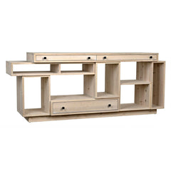 Noir Harry Sideboard, Bleached Old Wood-Noir Furniture-Blue Hand Home