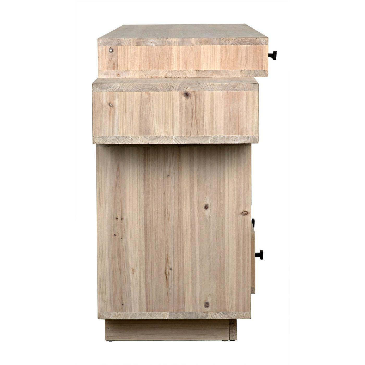 Noir Harry Sideboard, Bleached Old Wood-Noir Furniture-Blue Hand Home