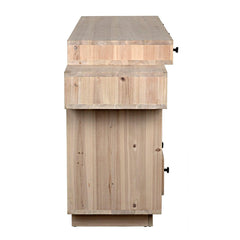 Noir Harry Sideboard, Bleached Old Wood-Noir Furniture-Blue Hand Home