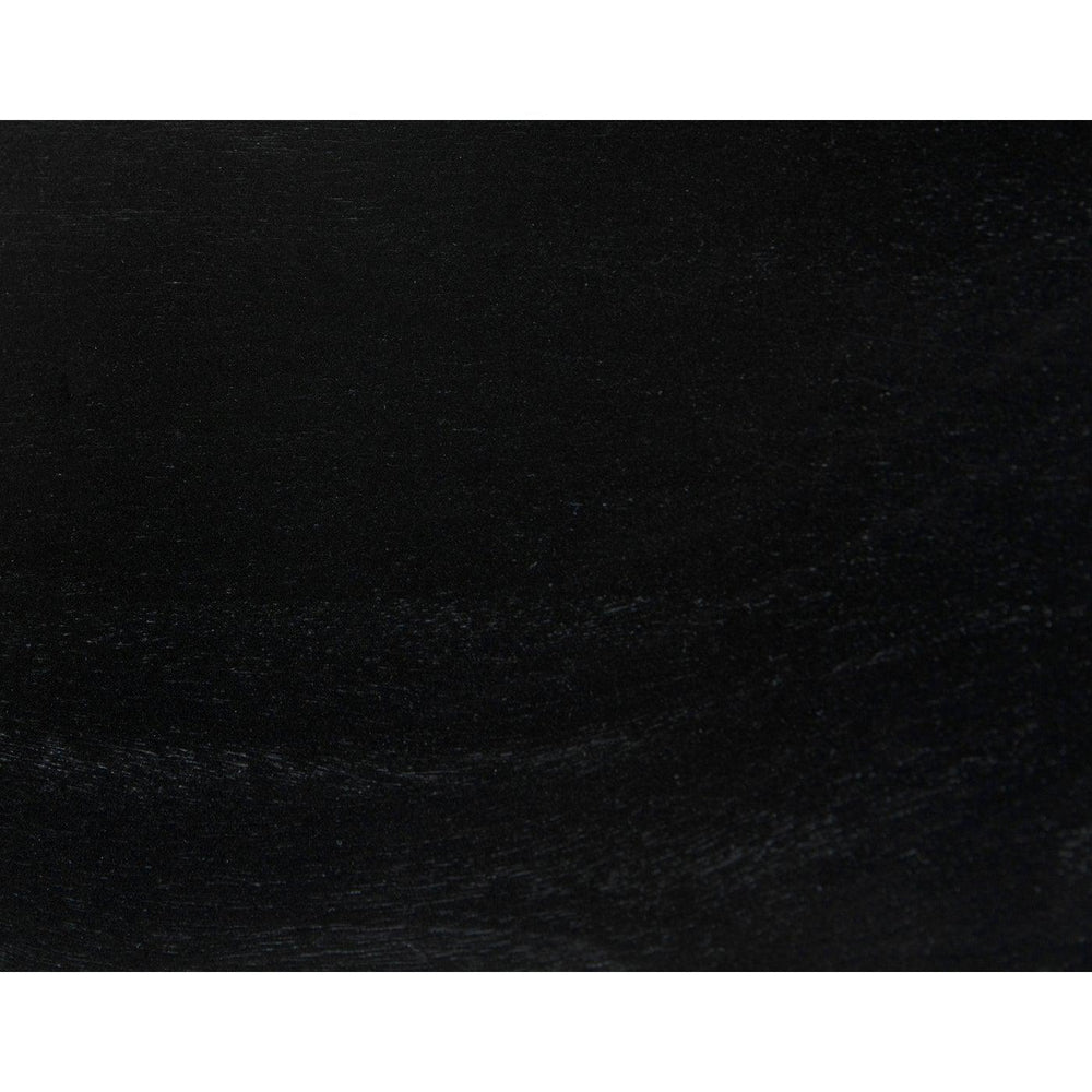 Noir Portuguese Console, Hand Rubbed Black-Noir Furniture-Blue Hand Home