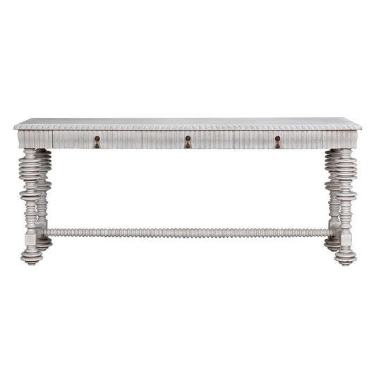Portuguese Console, White Wash
