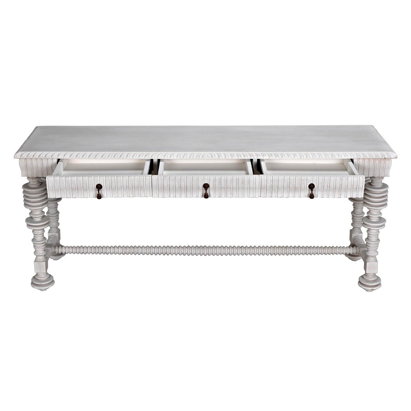 Portuguese Console, White Wash