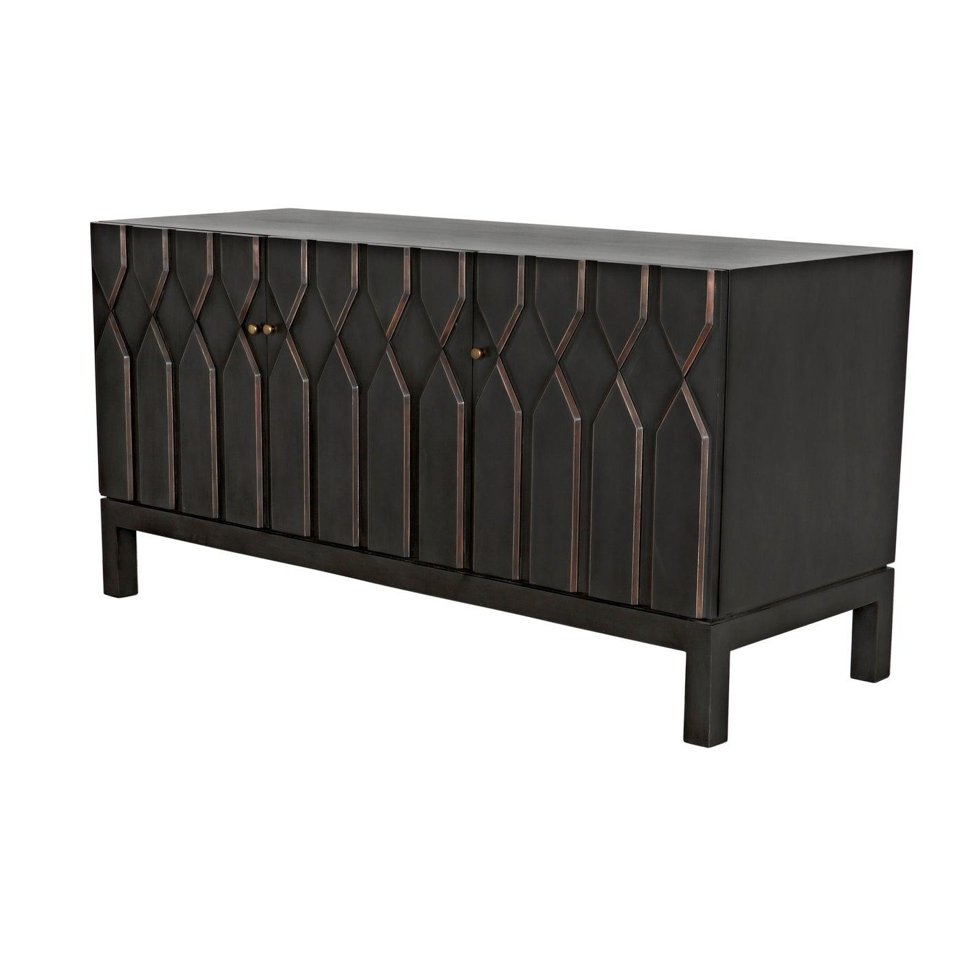Noir Anubis Sideboard, Pale Rubbed-Noir Furniture-Blue Hand Home