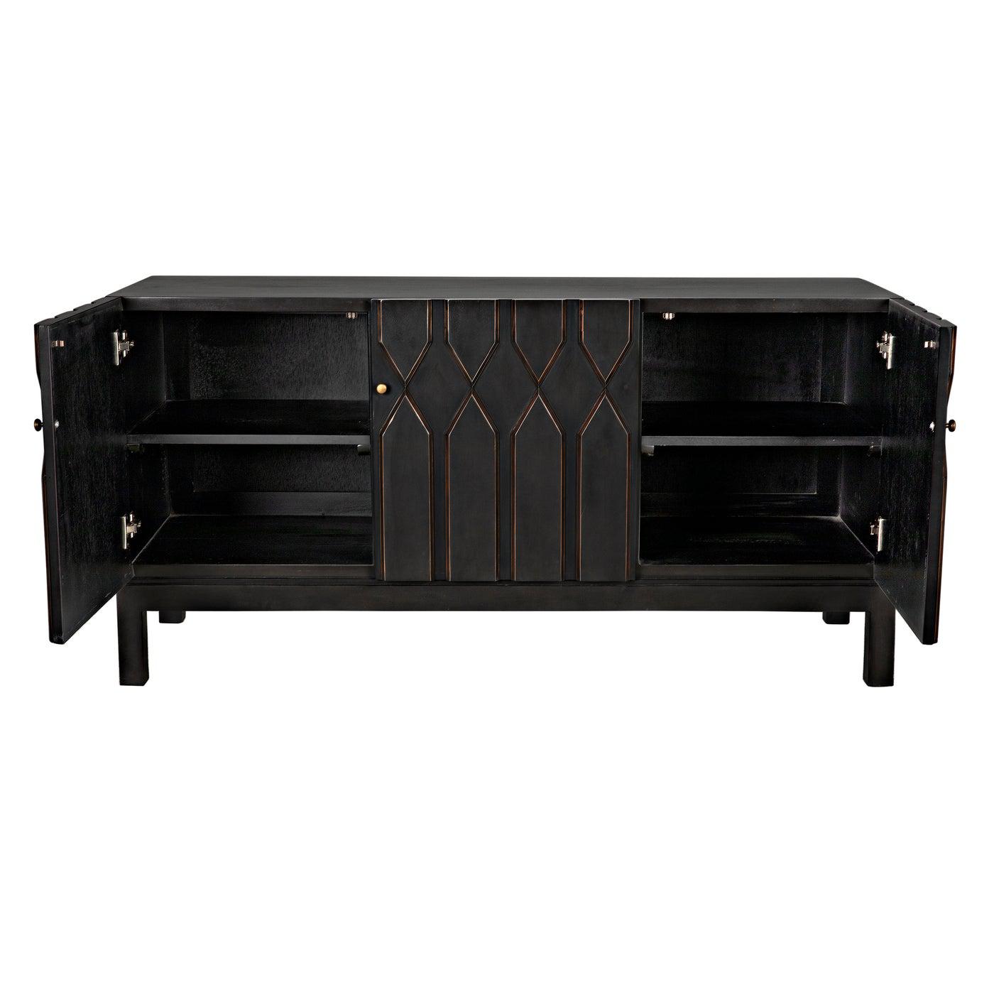 Noir Anubis Sideboard, Pale Rubbed-Noir Furniture-Blue Hand Home