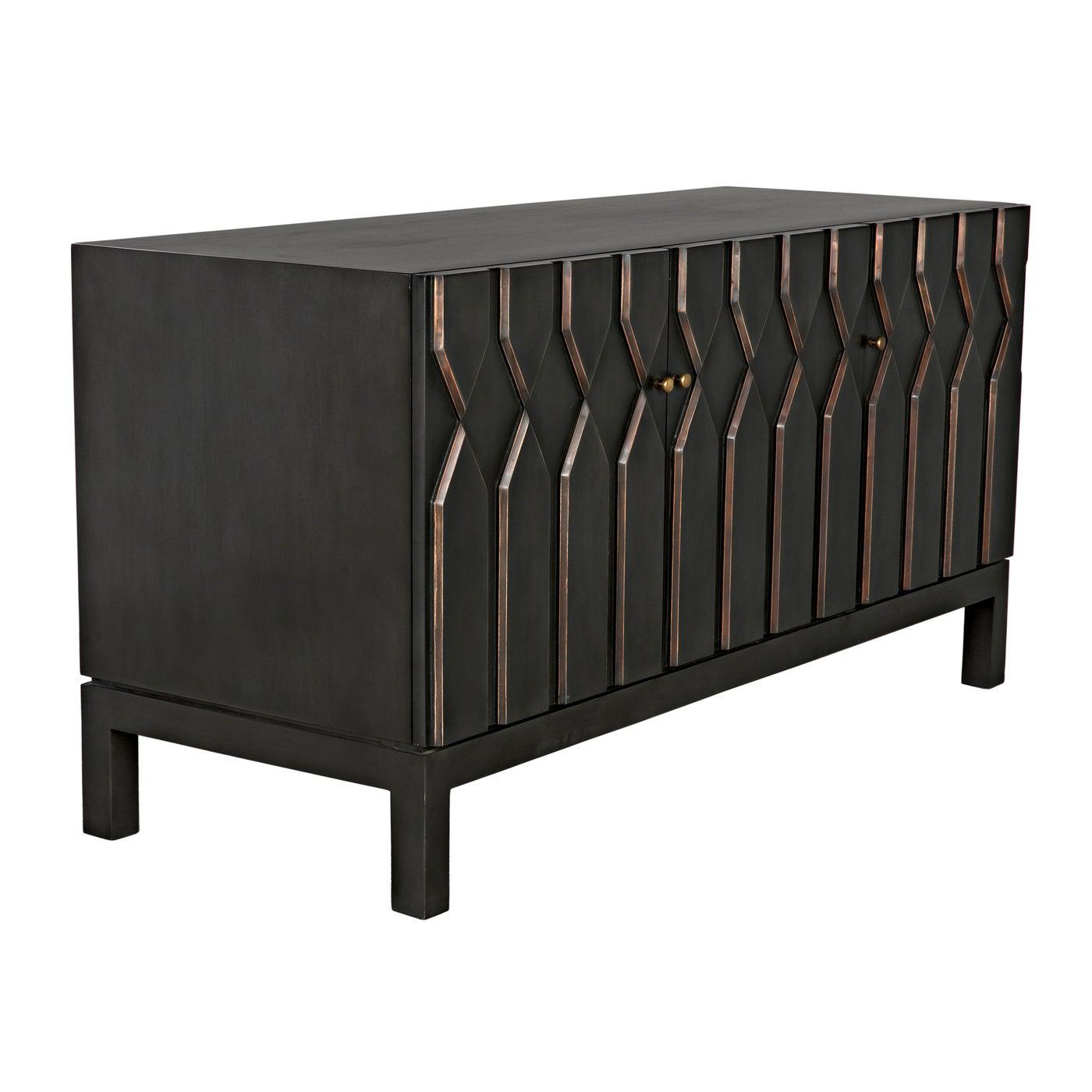 Noir Anubis Sideboard, Pale Rubbed-Noir Furniture-Blue Hand Home