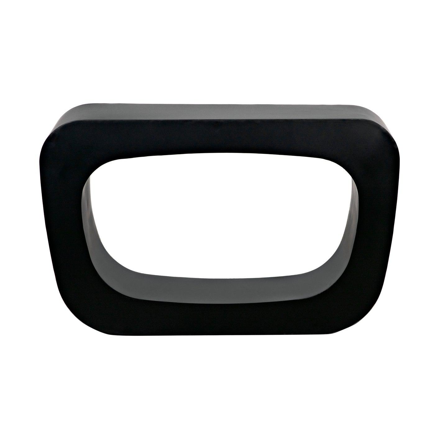 Ponte Console, Black Steel