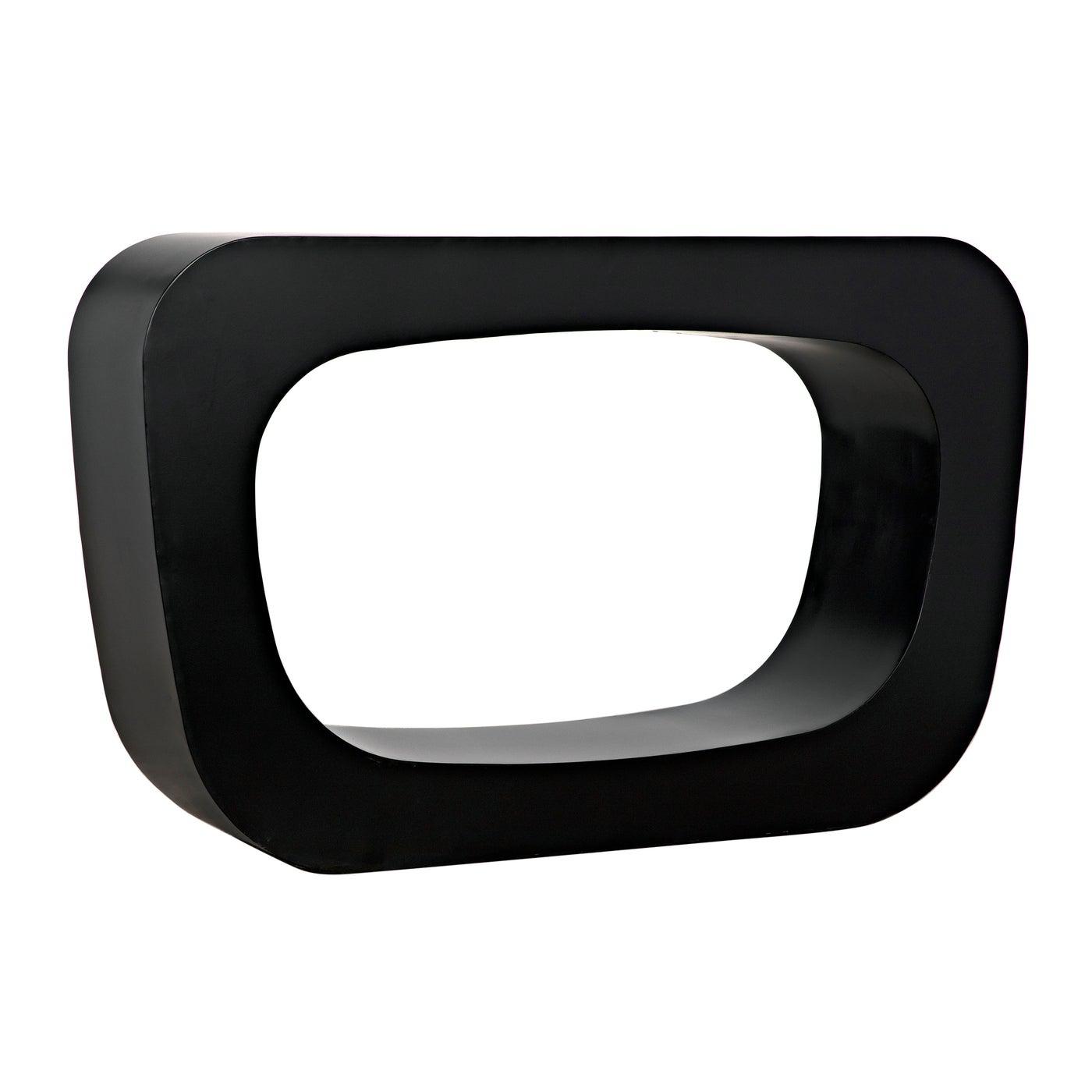 Ponte Console, Black Steel