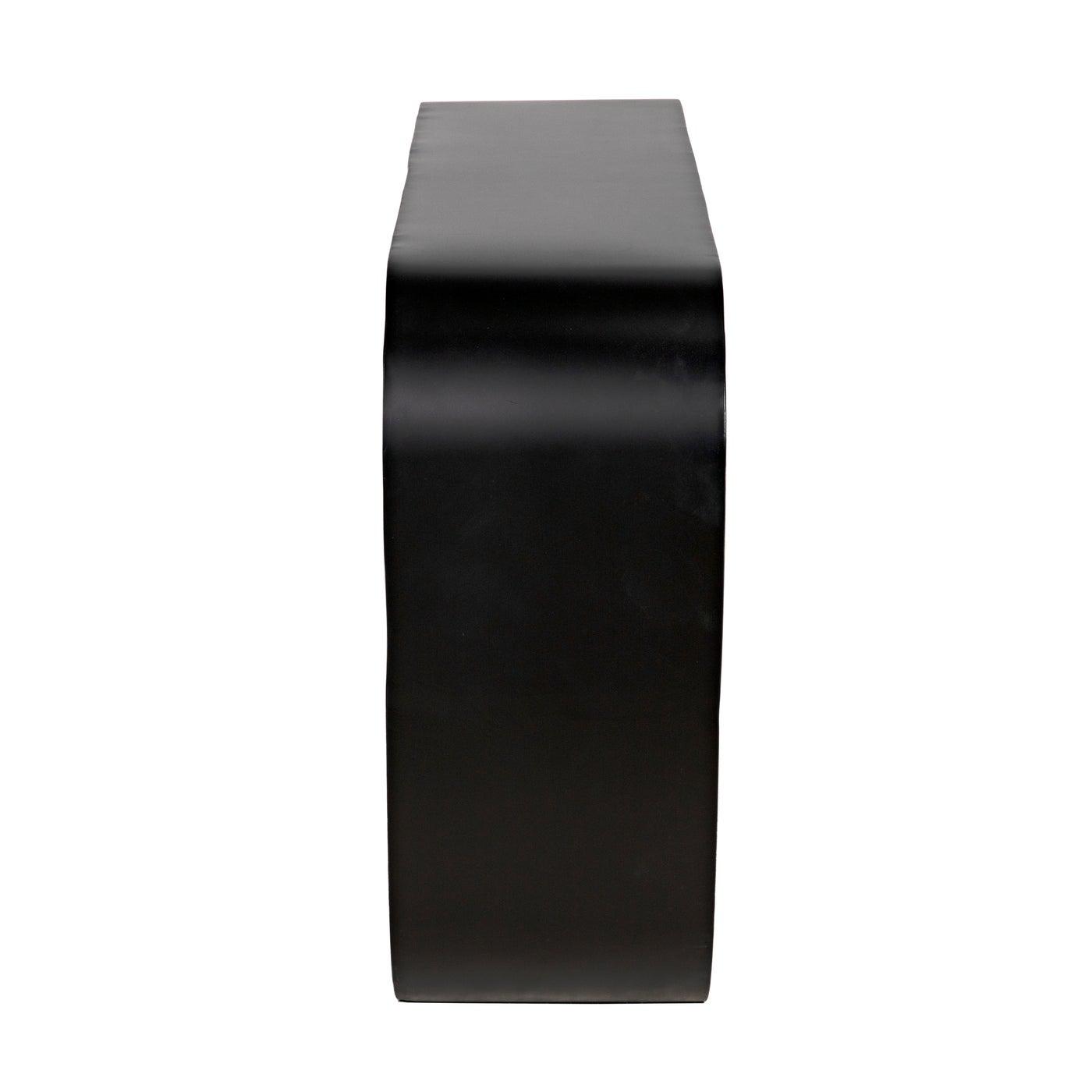 Ponte Console, Black Steel
