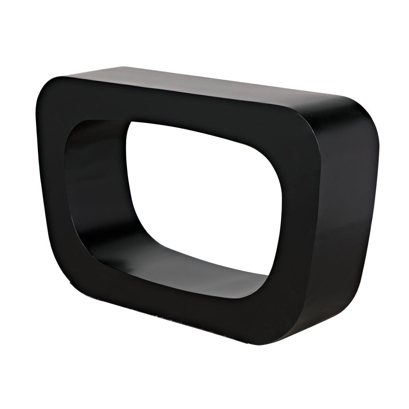 Ponte Console, Black Steel
