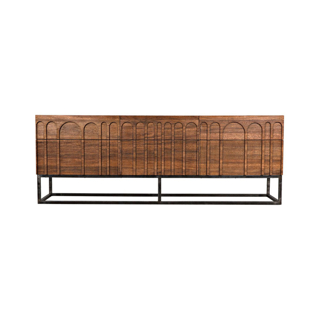 Noir Casanova Sideboard, Dark Walnut-Noir Furniture-Blue Hand Home