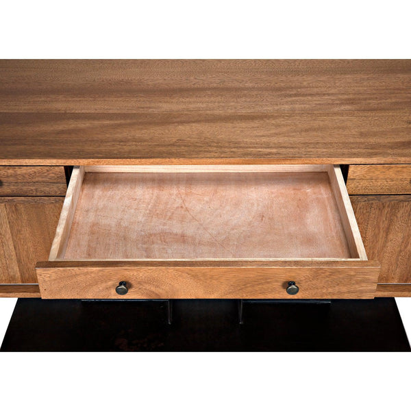Noir Wolf Sideboard, Dark Walnut-Noir Furniture-Blue Hand Home