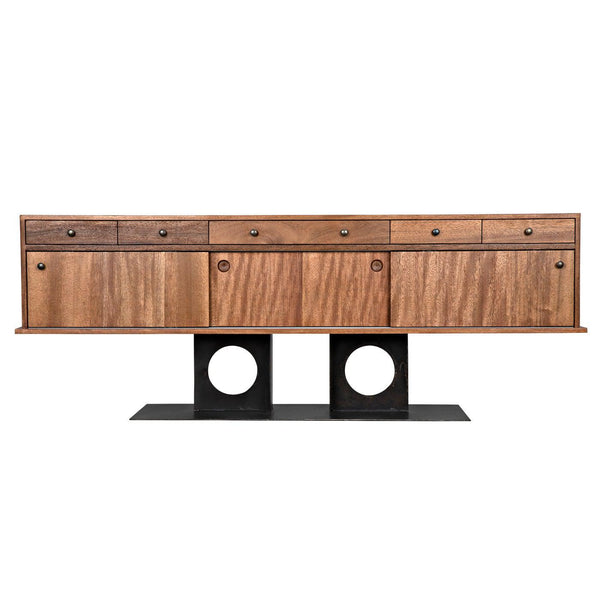 Noir Wolf Sideboard, Dark Walnut-Noir Furniture-Blue Hand Home