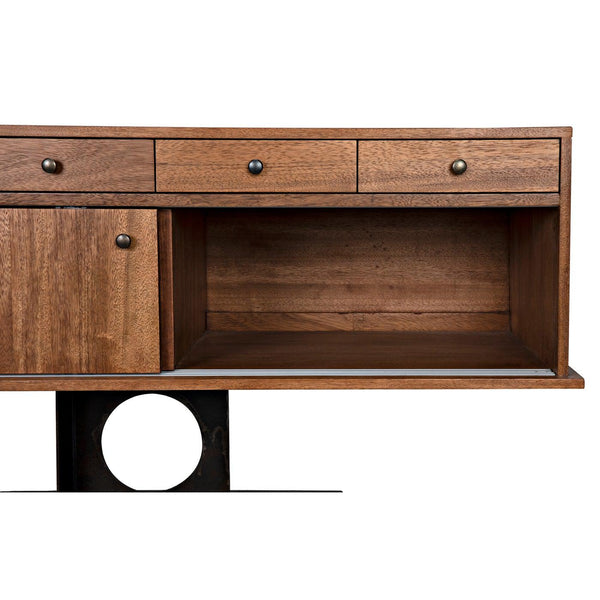 Noir Wolf Sideboard, Dark Walnut-Noir Furniture-Blue Hand Home