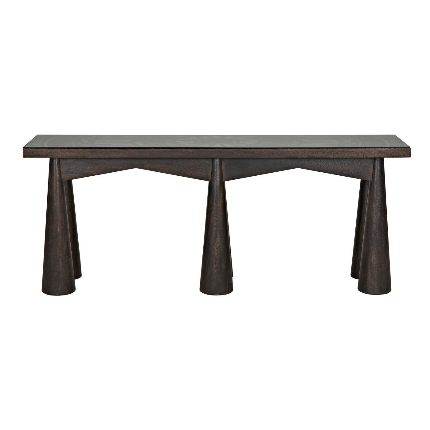 Noir Tutankhamun Console, EB-Noir Furniture-Blue Hand Home