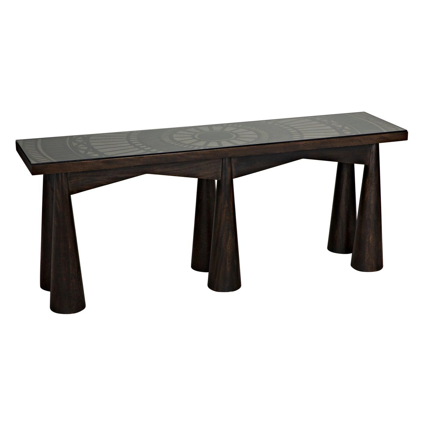 Noir Tutankhamun Console, EB-Noir Furniture-Blue Hand Home