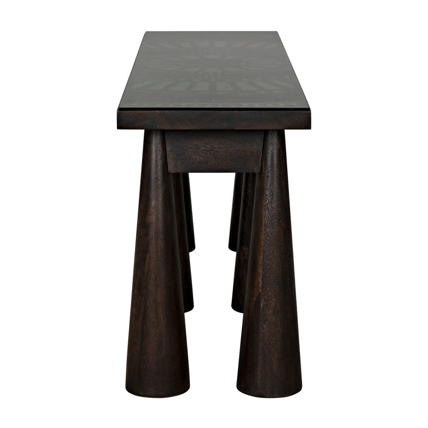 Noir Tutankhamun Console, EB-Noir Furniture-Blue Hand Home