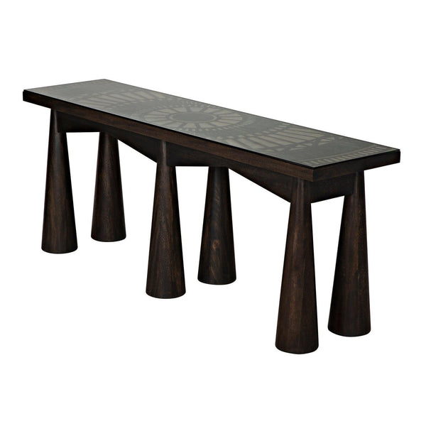 Noir Tutankhamun Console, EB-Noir Furniture-Blue Hand Home