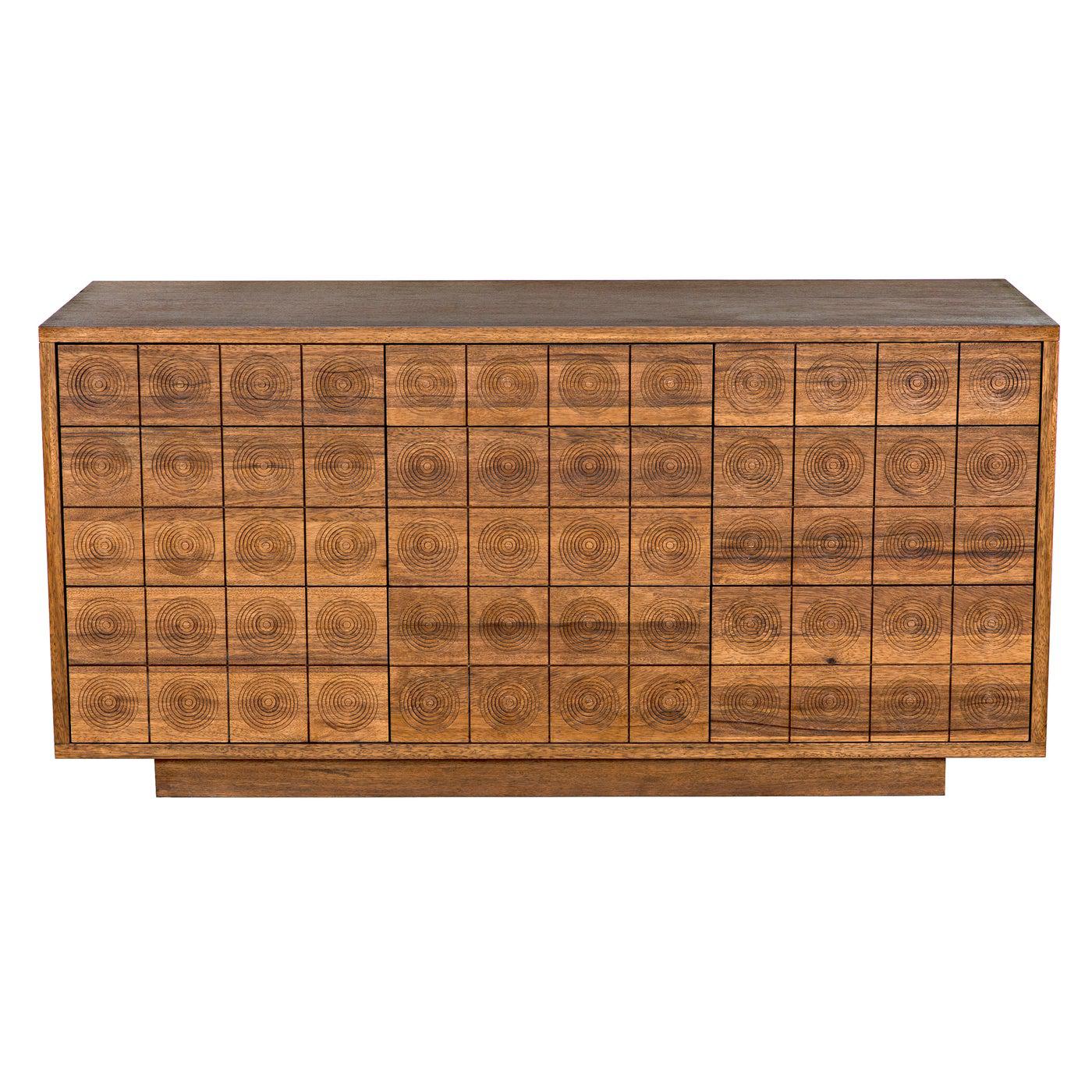 Noir Vector Sideboard, Dark Walnut-Noir Furniture-Blue Hand Home