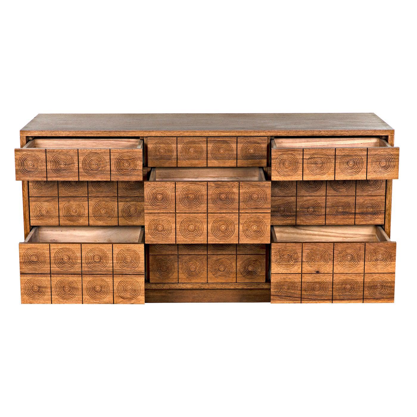 Noir Vector Sideboard, Dark Walnut-Noir Furniture-Blue Hand Home