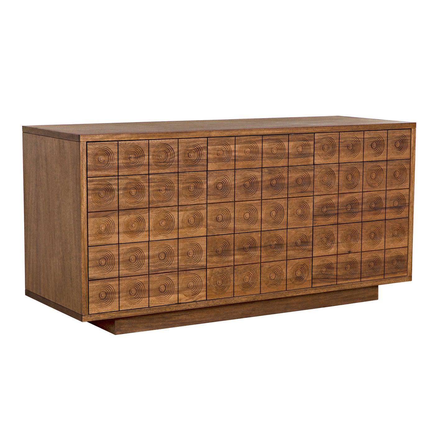 Noir Vector Sideboard, Dark Walnut-Noir Furniture-Blue Hand Home