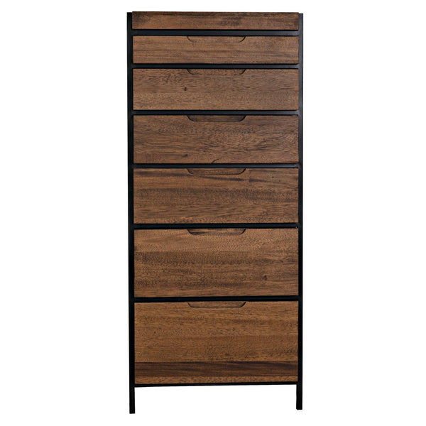 Seoul Tallboy-Noir Furniture-Blue Hand Home