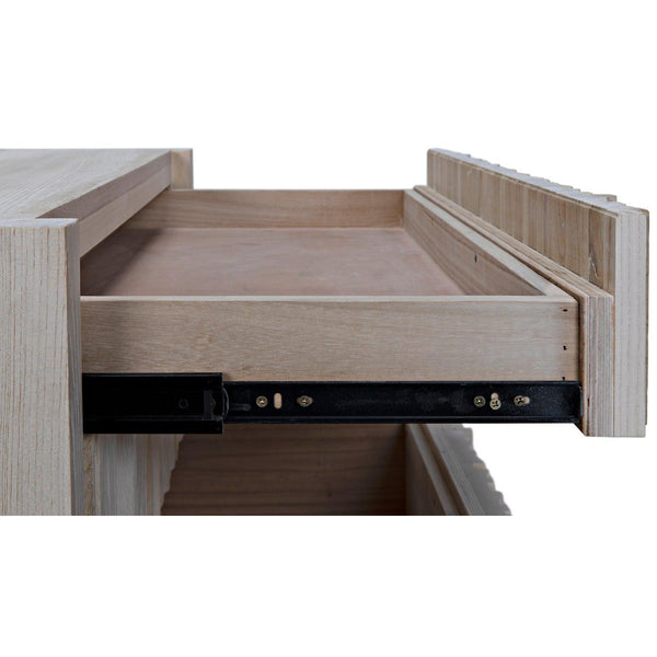 Desdemona 3 Drawer Chest, Bleached Elm-Noir Furniture-Blue Hand Home