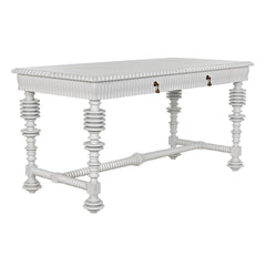 Portuguese Desk, Small, Solid White