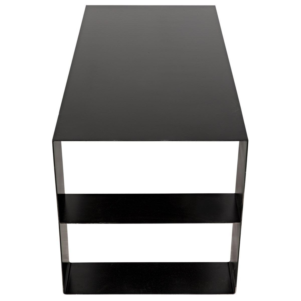 Noir Furniture Black Metal Desk-Noir Furniture-Blue Hand Home