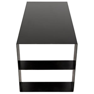 Noir Furniture Black Metal Desk-Noir Furniture-Blue Hand Home
