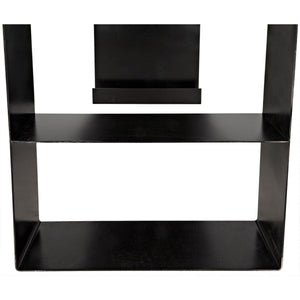 Noir Furniture Black Metal Desk-Noir Furniture-Blue Hand Home