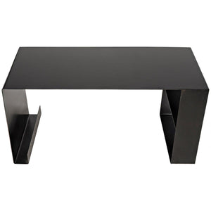 Noir Furniture Black Metal Desk-Noir Furniture-Blue Hand Home