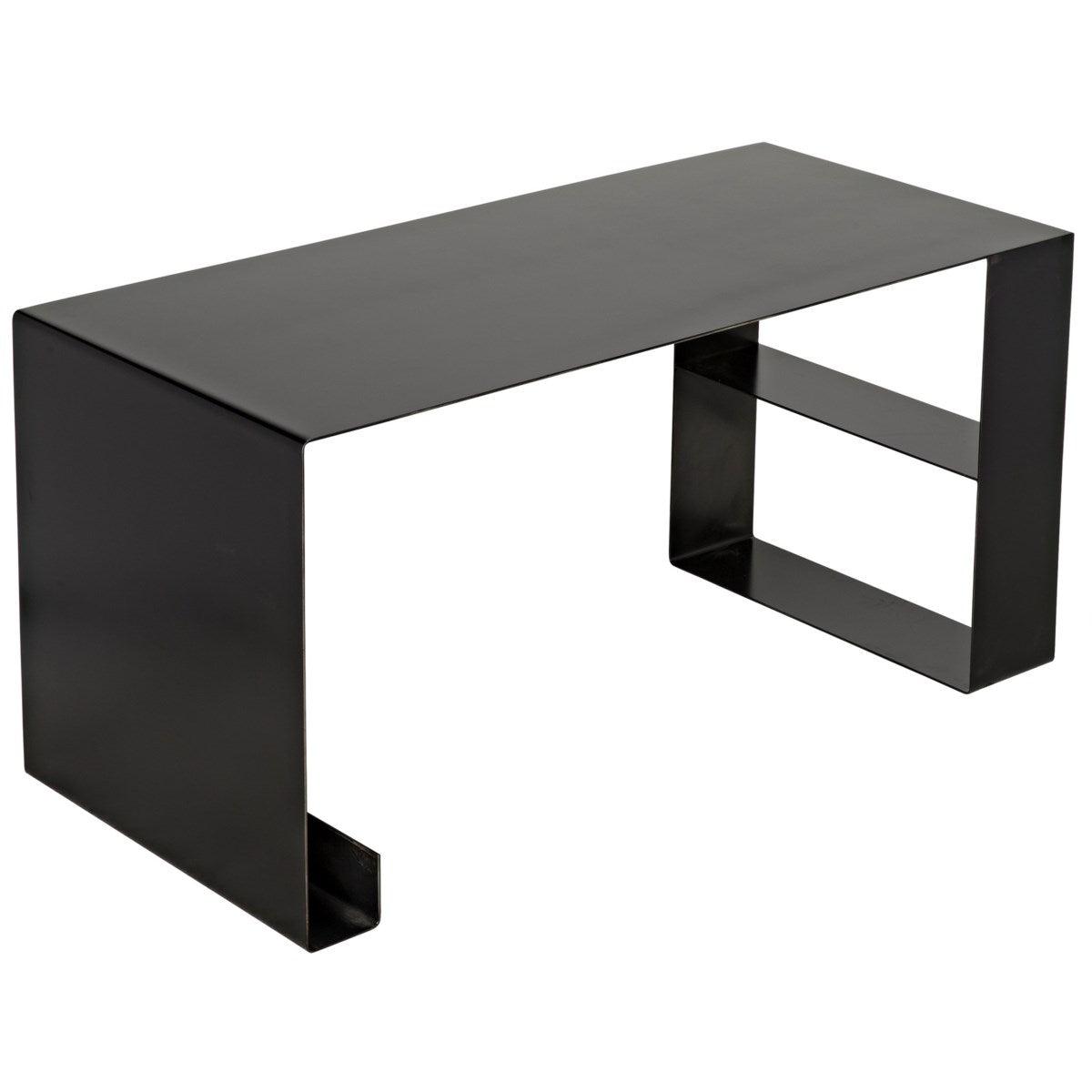 Noir Furniture Black Metal Desk-Noir Furniture-Blue Hand Home