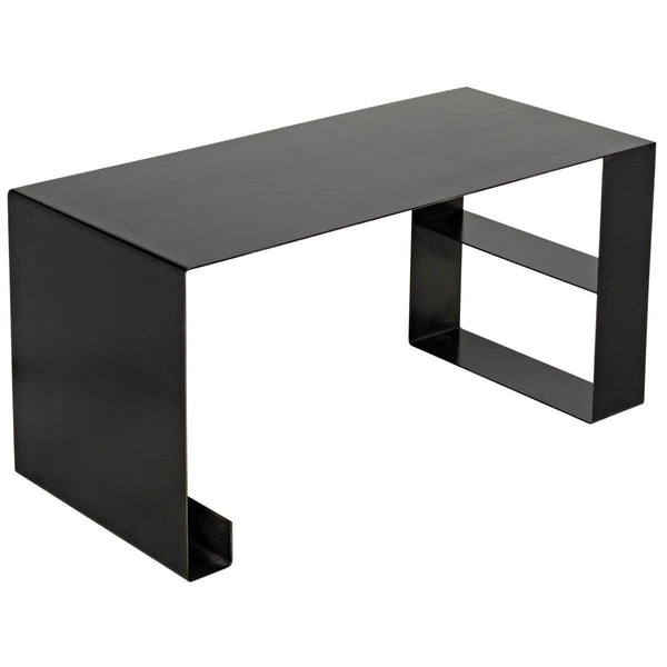 Noir Furniture Black Metal Desk-Noir Furniture-Blue Hand Home