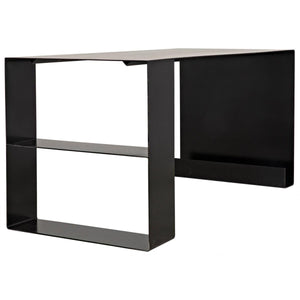 Noir Furniture Black Metal Desk-Noir Furniture-Blue Hand Home