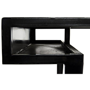 Noir Furniture Stiletto Desk, Black Metal-Noir Furniture-Blue Hand Home