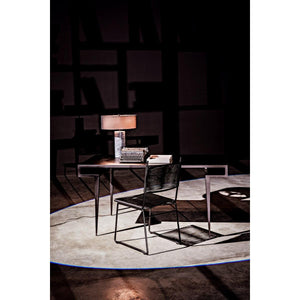 Noir Furniture Stiletto Desk, Black Metal-Noir Furniture-Blue Hand Home