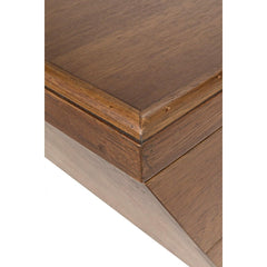 Noir Furniture Tetramo Desk, Dark Walnut-Noir Furniture-Blue Hand Home