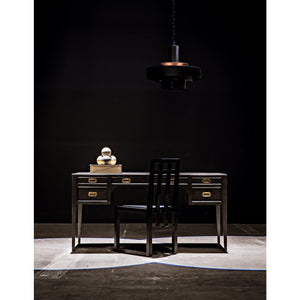 Noir Africa Desk, Pale-Noir Furniture-Blue Hand Home