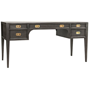 Noir Africa Desk, Pale-Noir Furniture-Blue Hand Home