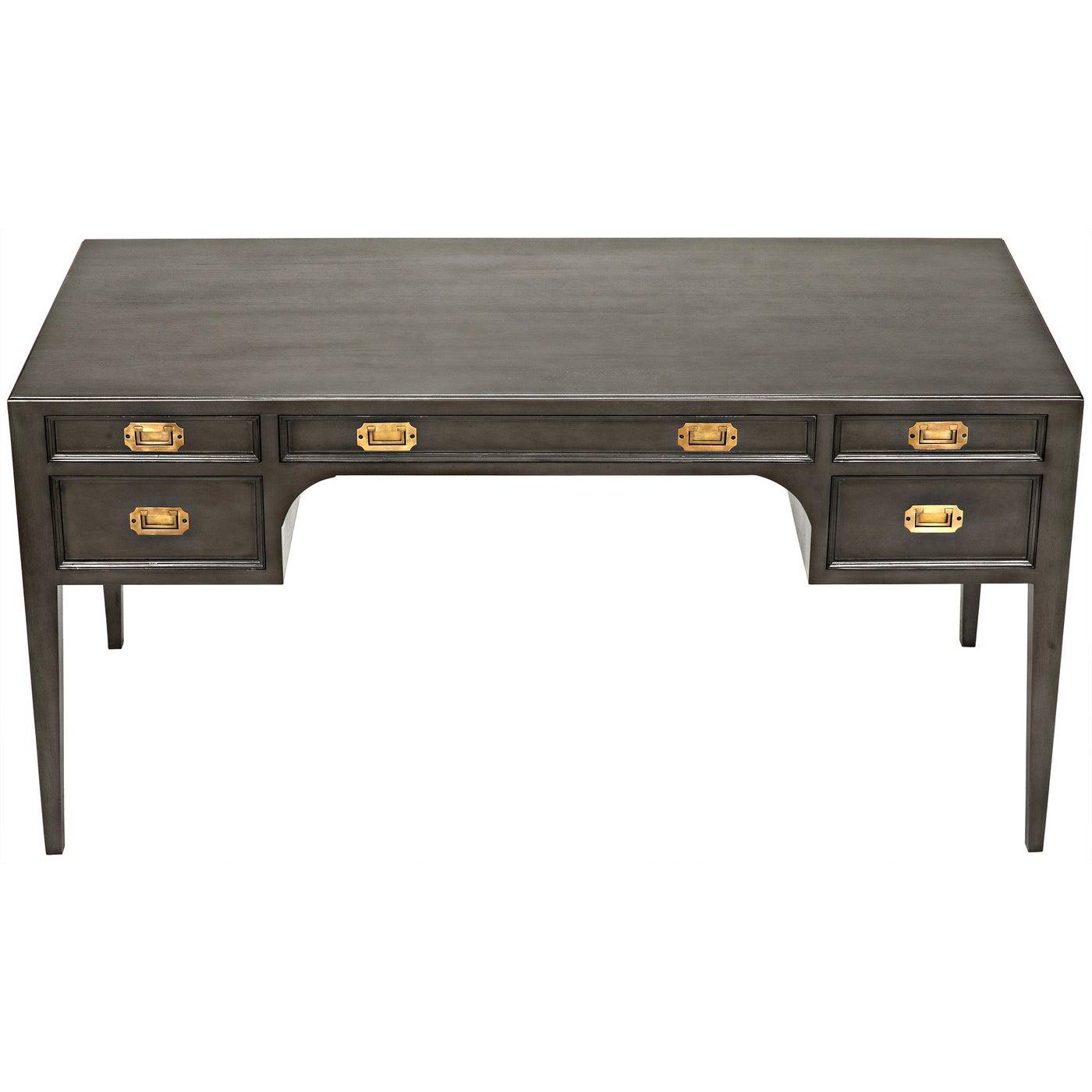 Noir Africa Desk, Pale-Noir Furniture-Blue Hand Home